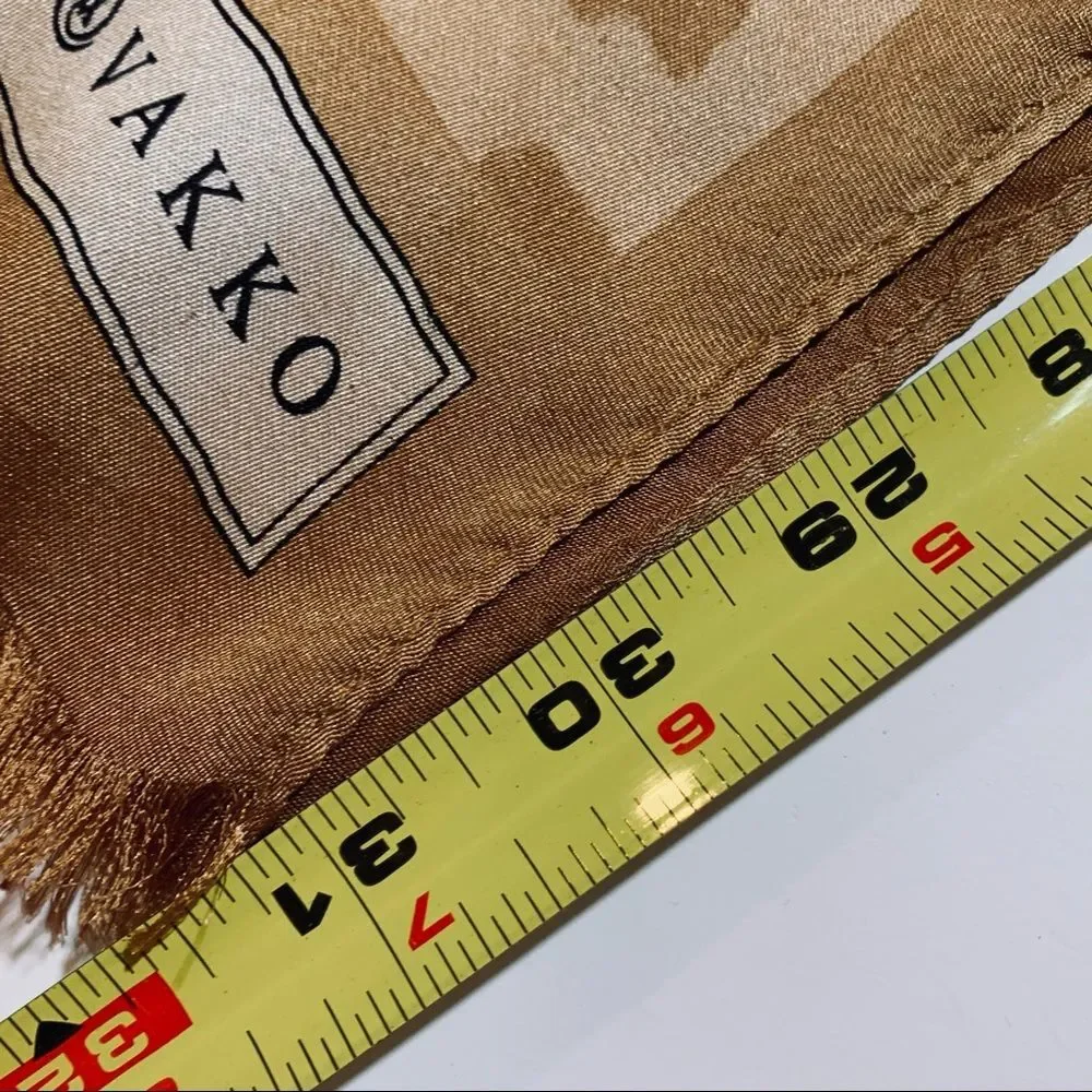 Vintage‎ Vakko Silk Scarf